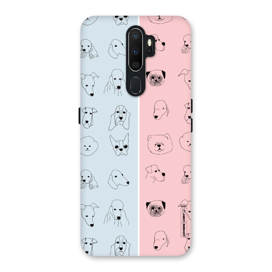 Dog Cat And Cow Back Case for Oppo A5 (2020)