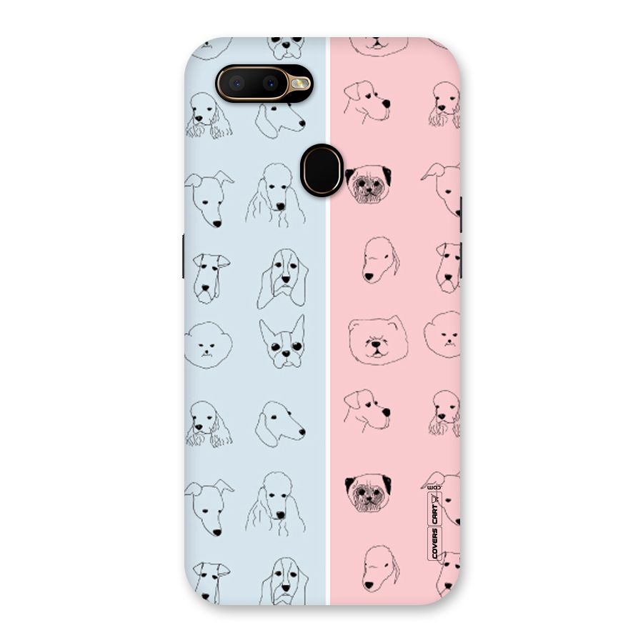 Dog Cat And Cow Back Case for Oppo A5s