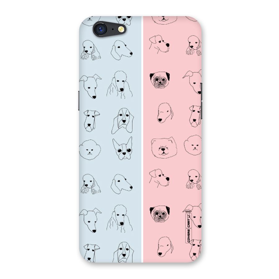 Dog Cat And Cow Back Case for Oppo A71