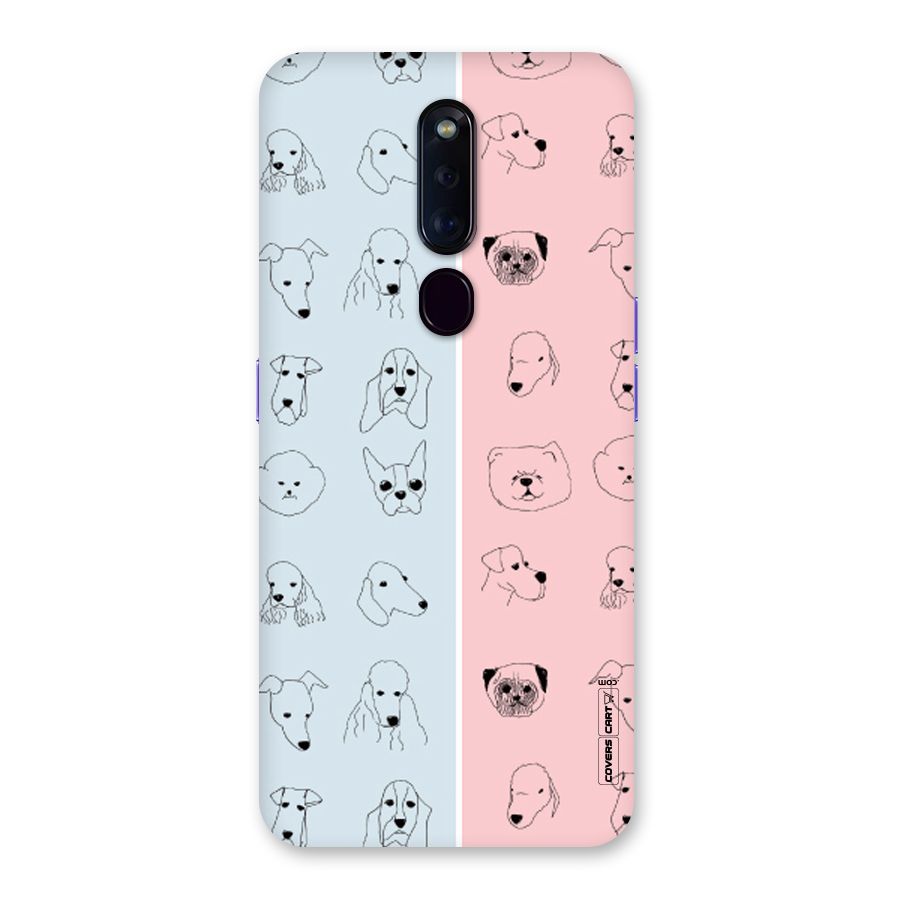 Dog Cat And Cow Back Case for Oppo F11 Pro