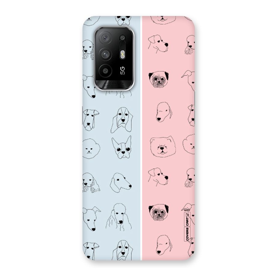 Dog Cat And Cow Back Case for Oppo F19 Pro Plus 5G