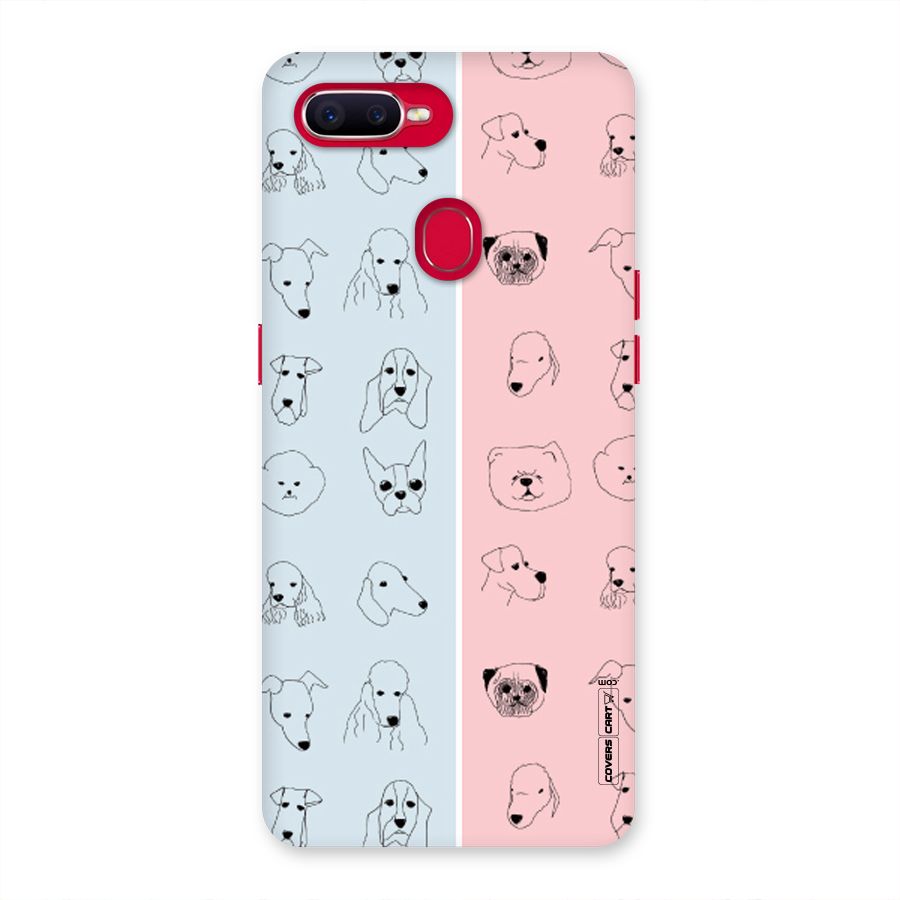 Dog Cat And Cow Back Case for Oppo F9 Pro