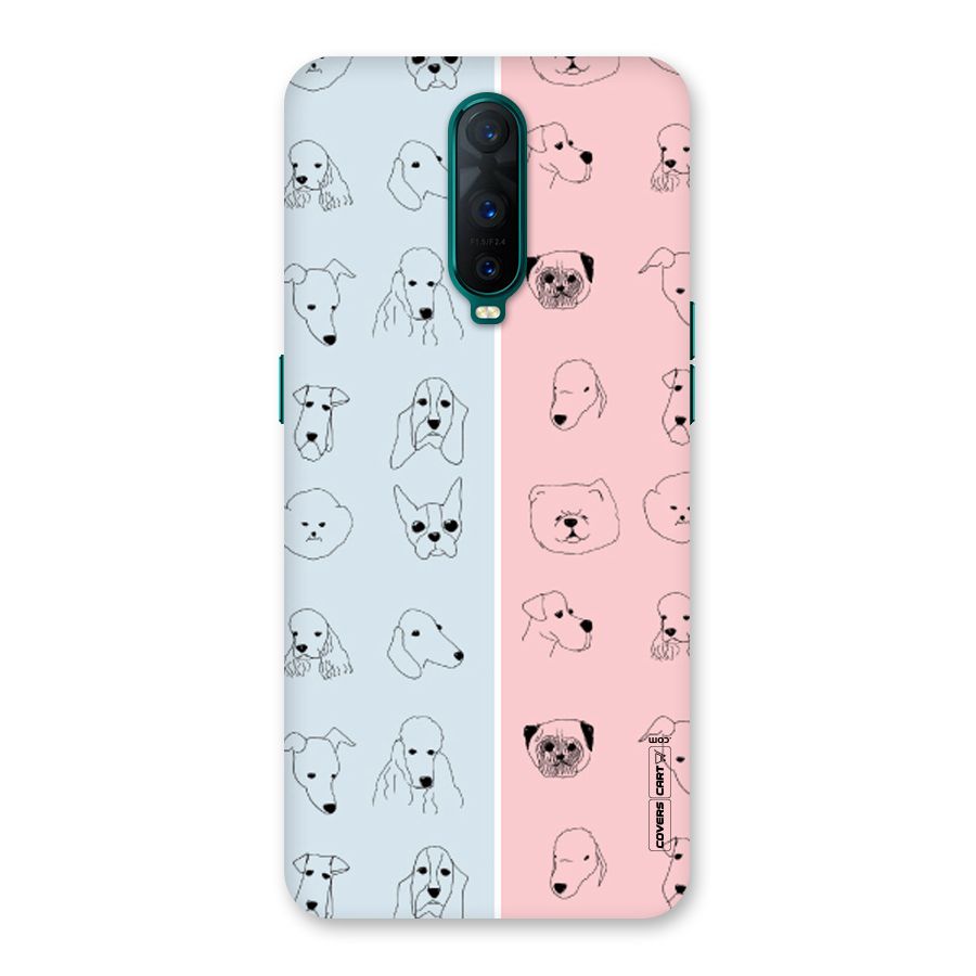 Dog Cat And Cow Back Case for Oppo R17 Pro