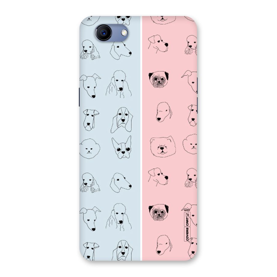 Dog Cat And Cow Back Case for Oppo Realme 1