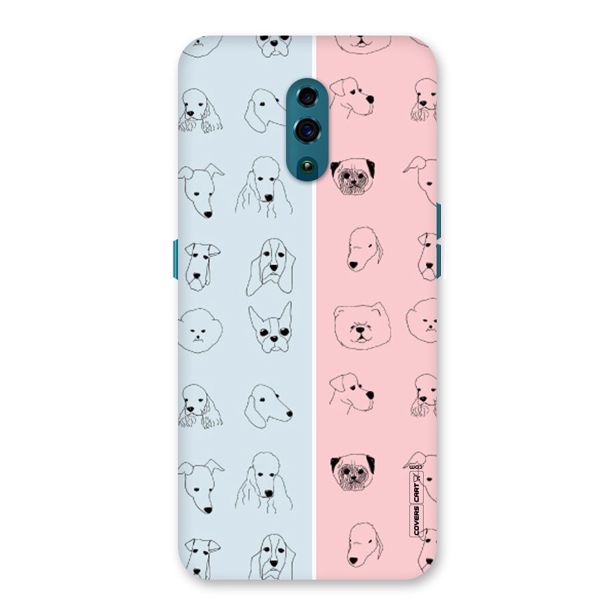 Dog Cat And Cow Back Case for Oppo Reno