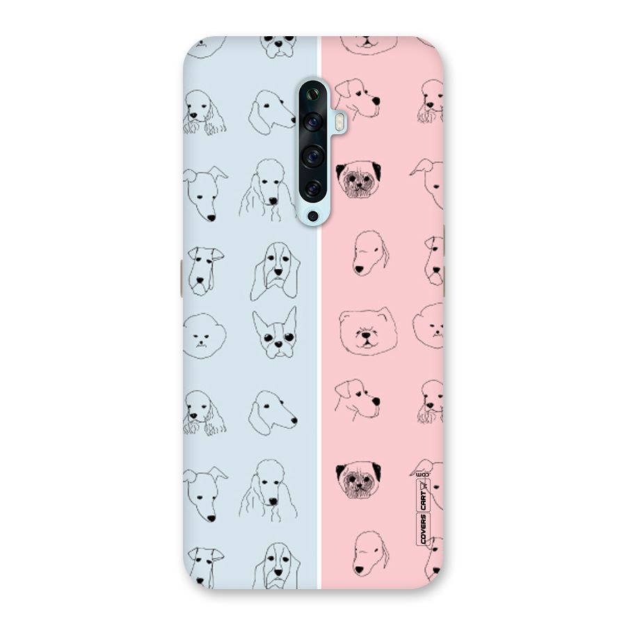 Dog Cat And Cow Back Case for Oppo Reno2 Z