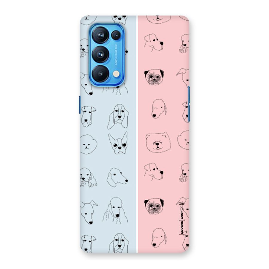 Dog Cat And Cow Back Case for Oppo Reno5 Pro 5G