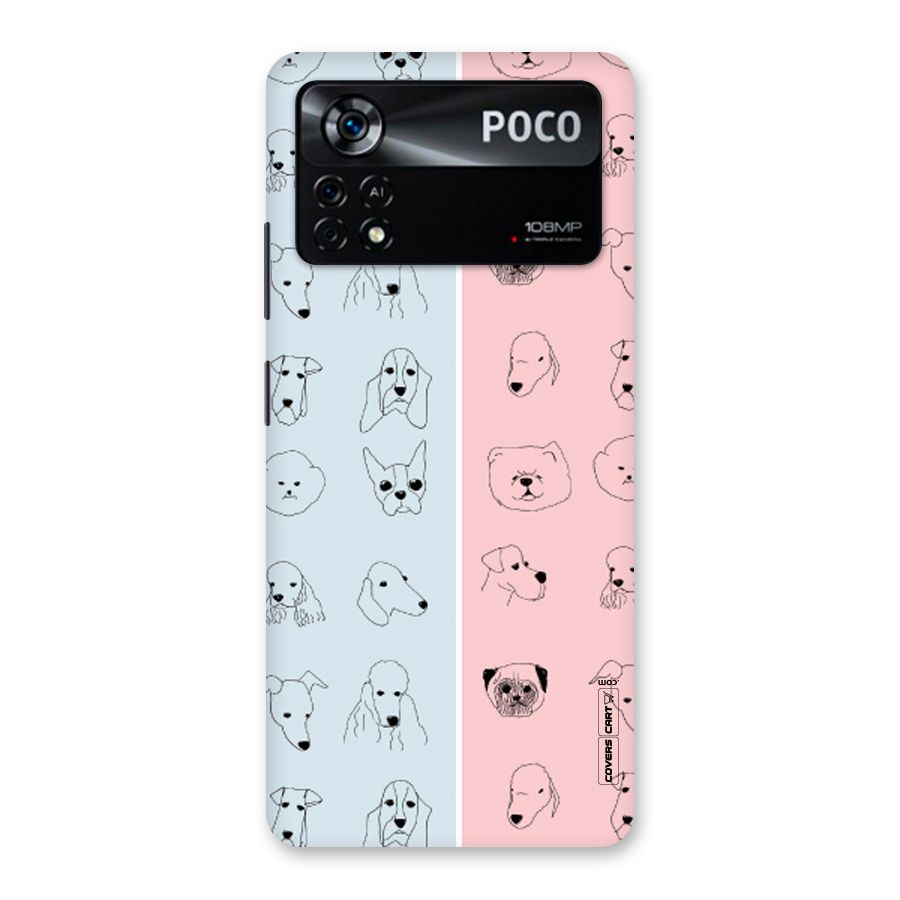 Dog Cat And Cow Back Case for Poco X4 Pro 5G