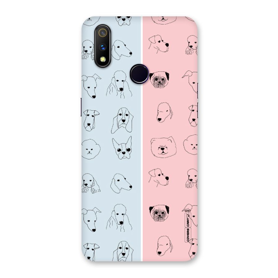 Dog Cat And Cow Back Case for Realme 3 Pro