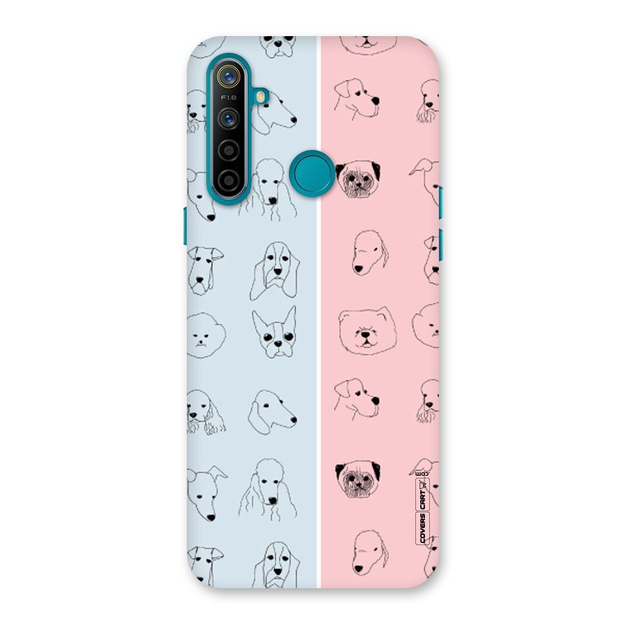 Dog Cat And Cow Back Case for Realme 5i