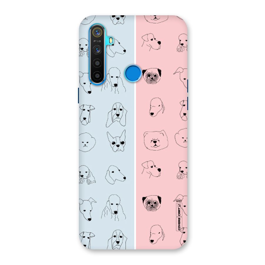 Dog Cat And Cow Back Case for Realme 5s