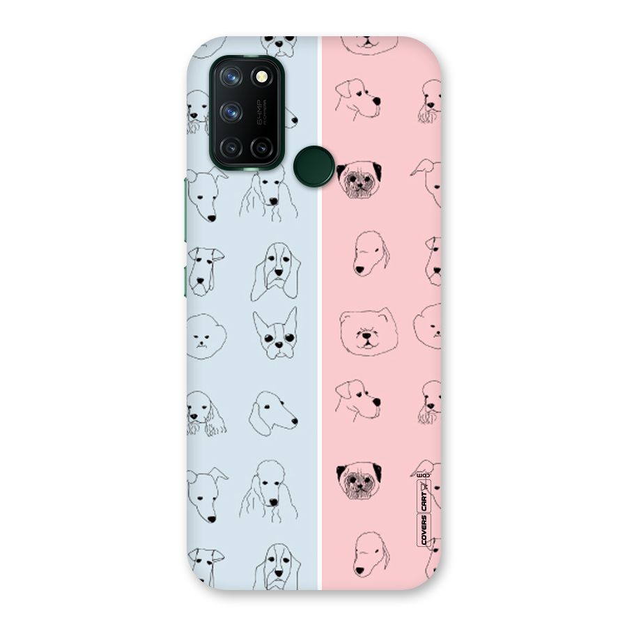 Dog Cat And Cow Back Case for Realme 7i