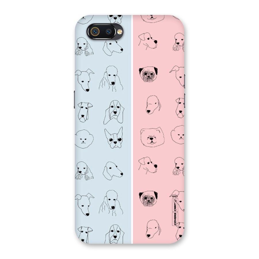 Dog Cat And Cow Back Case for Realme C2