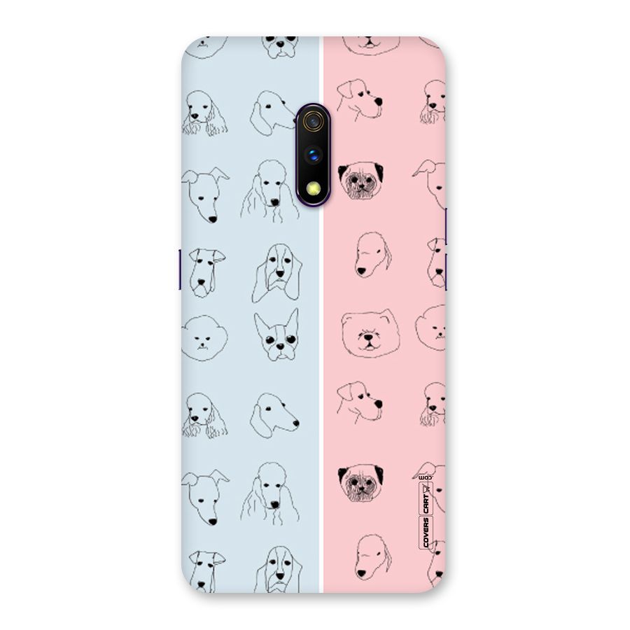 Dog Cat And Cow Back Case for Realme X