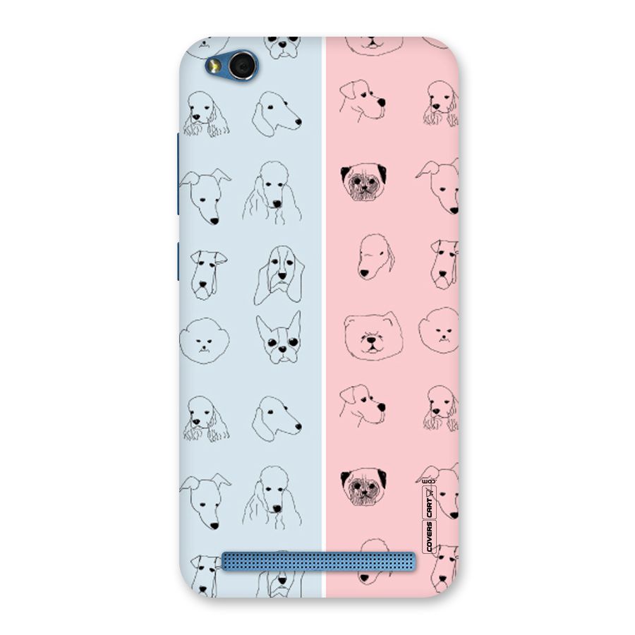 Dog Cat And Cow Back Case for Redmi 5A