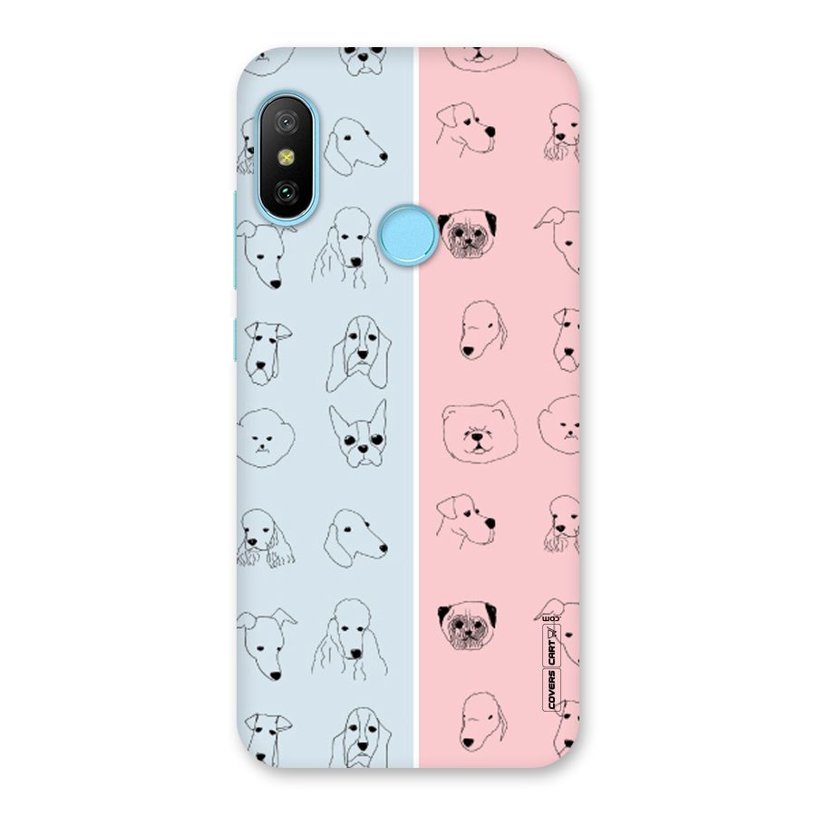 Dog Cat And Cow Back Case for Redmi 6 Pro