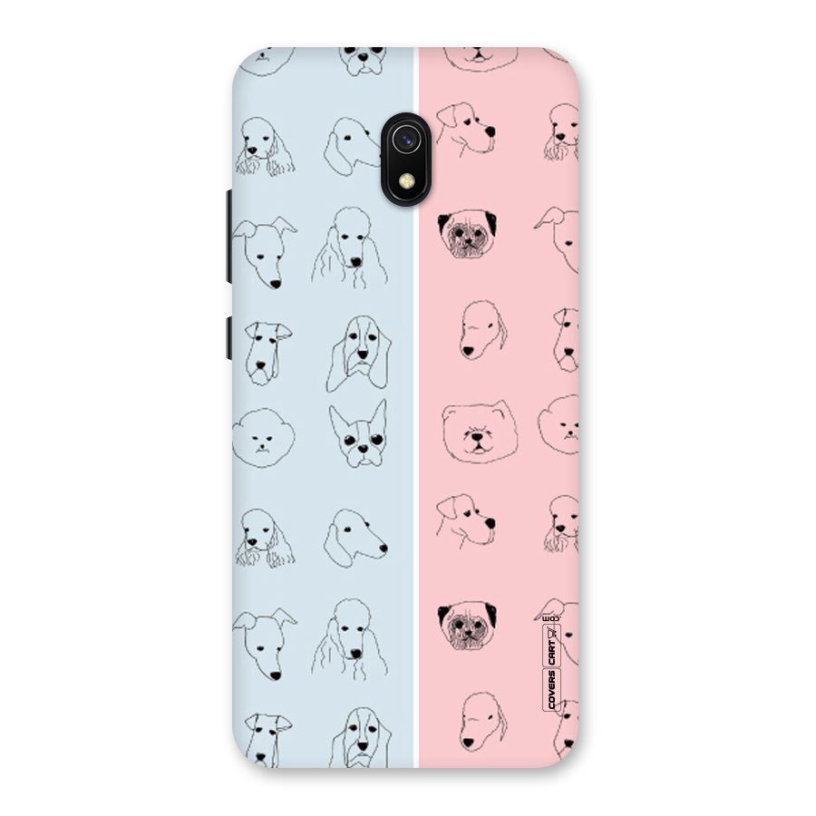 Dog Cat And Cow Back Case for Redmi 8A