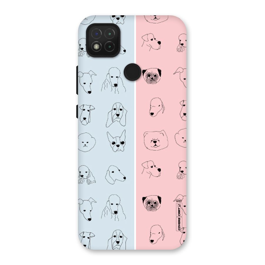Dog Cat And Cow Back Case for Redmi 9