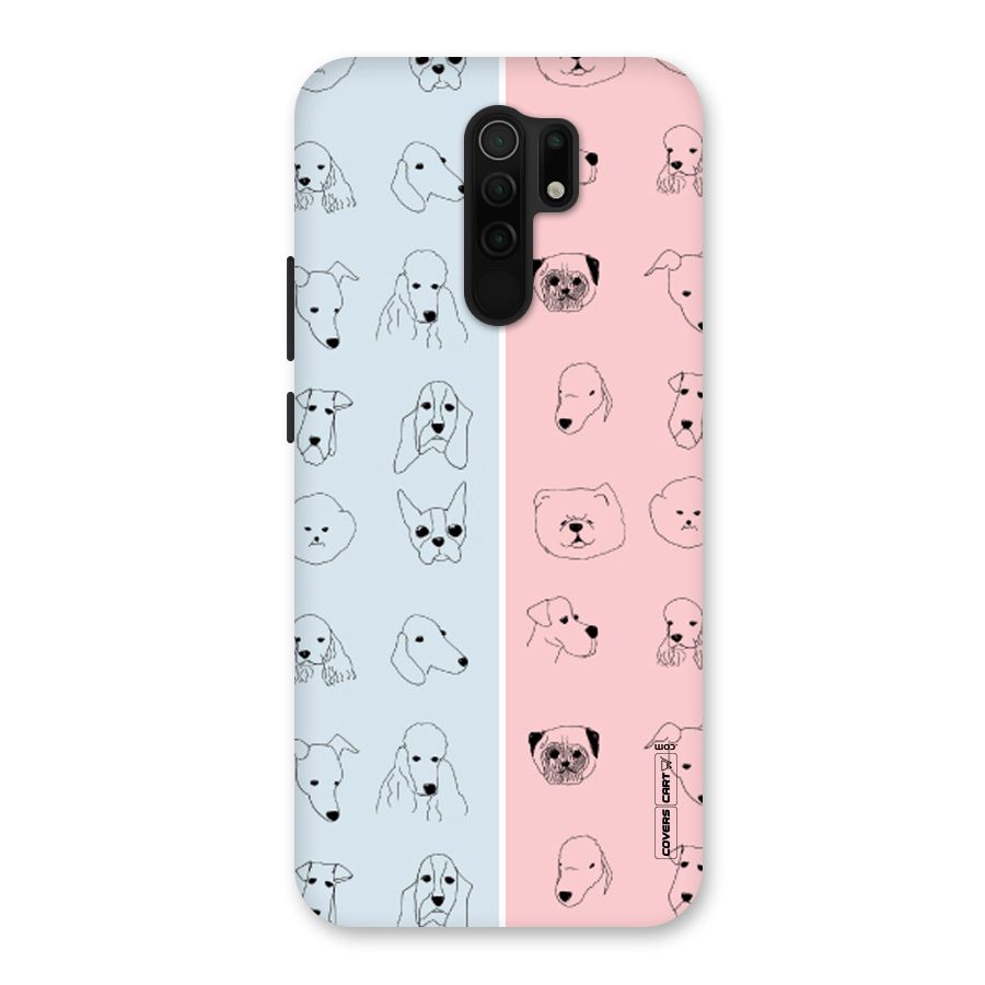 Dog Cat And Cow Back Case for Redmi 9 Prime