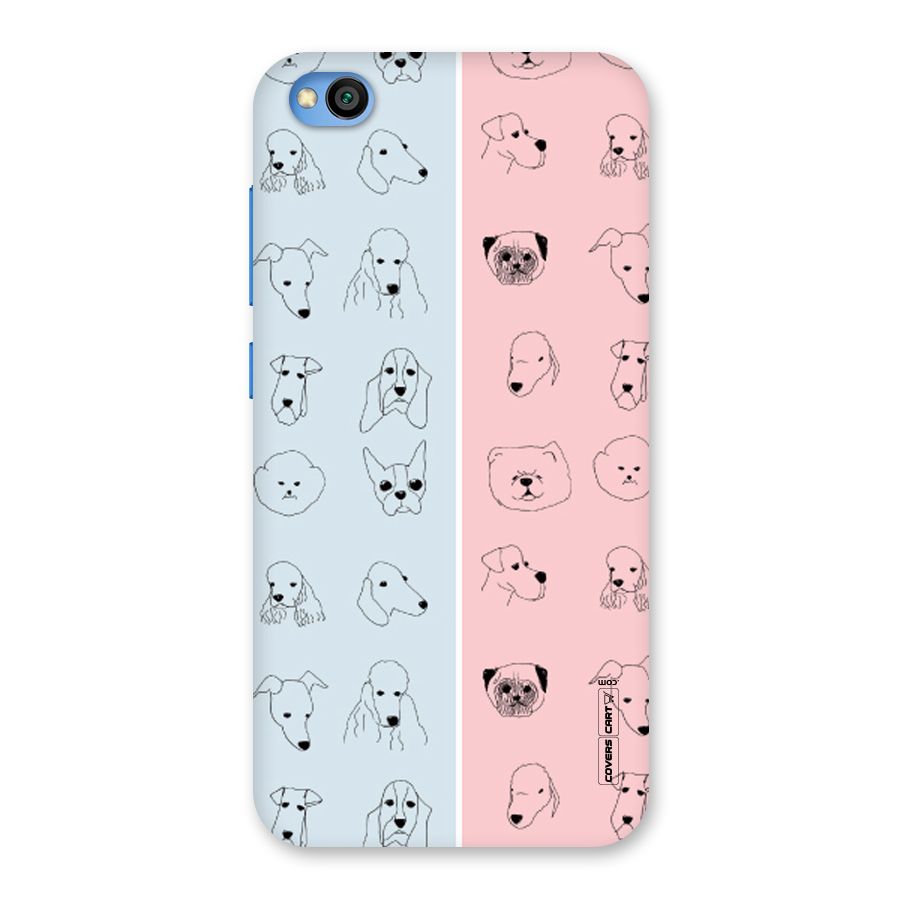 Dog Cat And Cow Back Case for Redmi Go