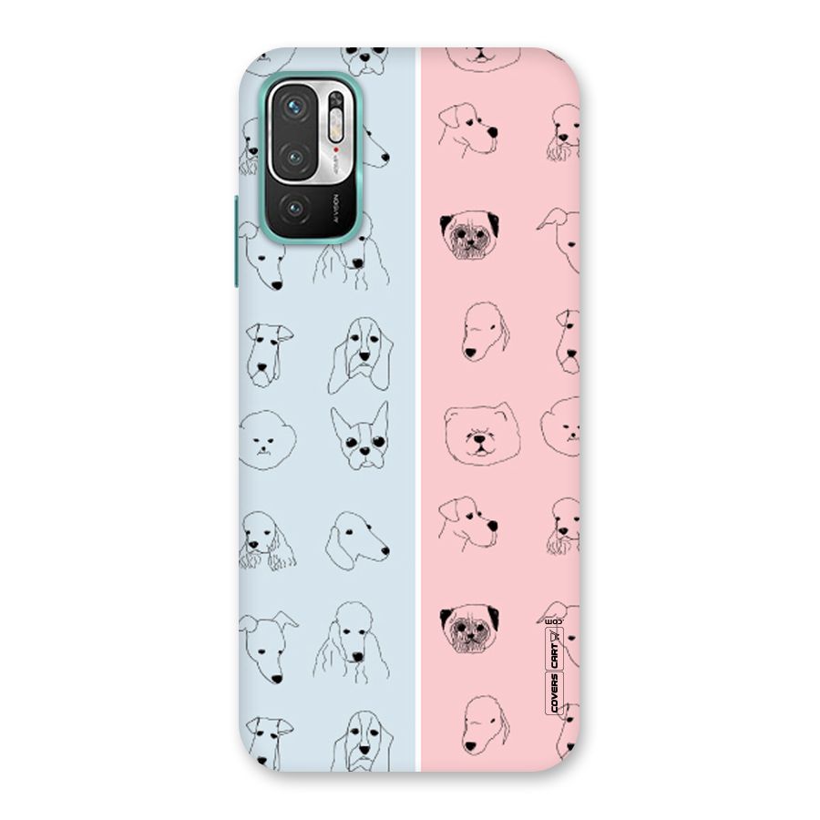 Dog Cat And Cow Back Case for Redmi Note 10T 5G