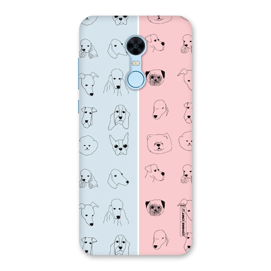 Dog Cat And Cow Back Case for Redmi Note 5