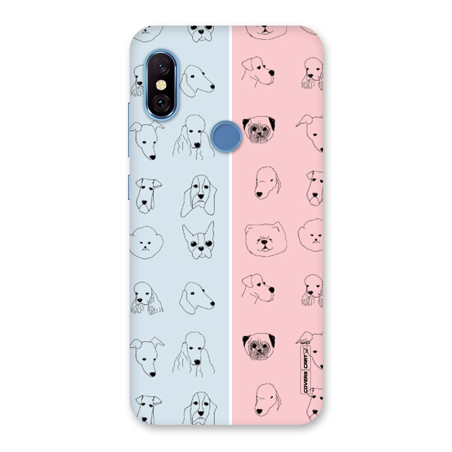 Dog Cat And Cow Back Case for Redmi Note 6 Pro