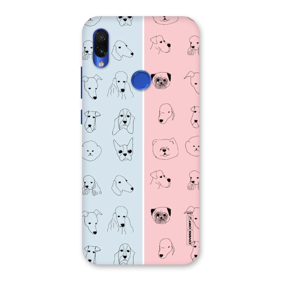 Dog Cat And Cow Back Case for Redmi Note 7S