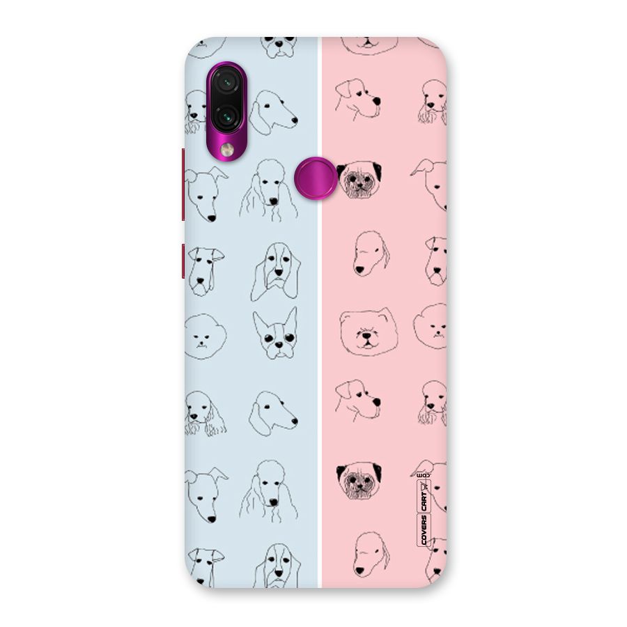 Dog Cat And Cow Back Case for Redmi Note 7 Pro