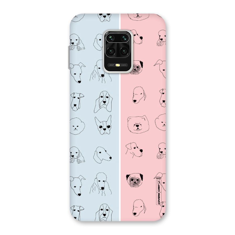 Dog Cat And Cow Back Case for Redmi Note 9 Pro