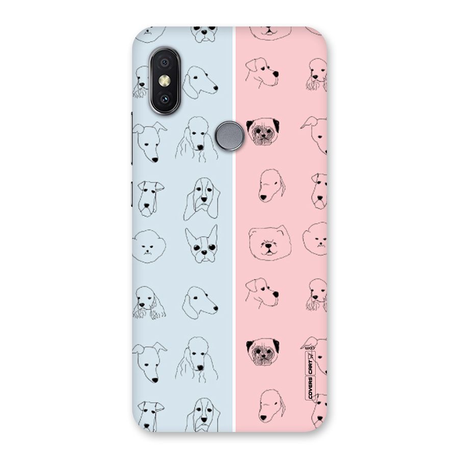 Dog Cat And Cow Back Case for Redmi Y2