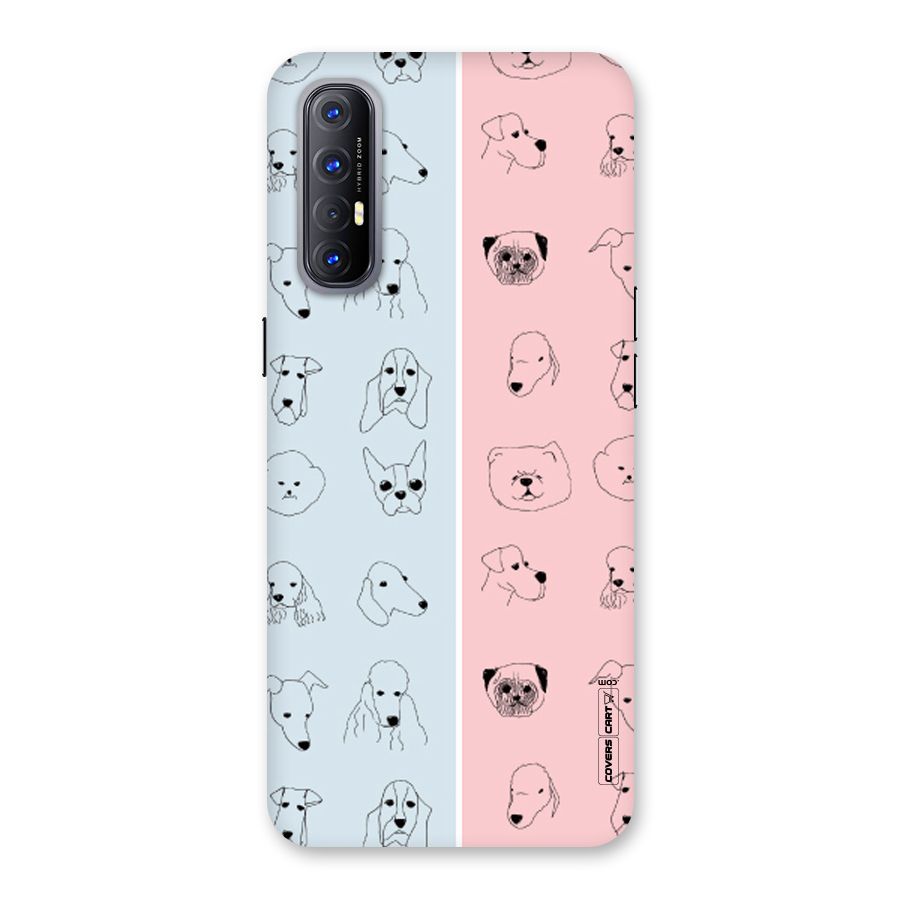 Dog Cat And Cow Back Case for Reno3 Pro