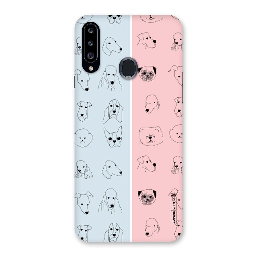 Dog Cat And Cow Back Case for Samsung Galaxy A20s