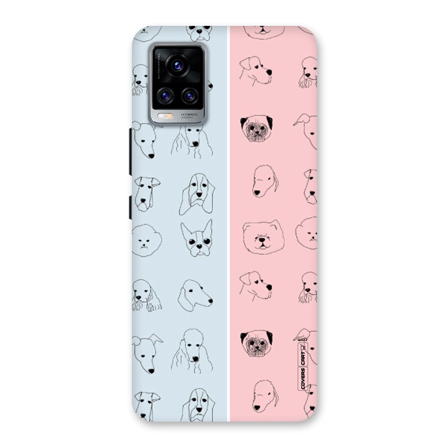 Dog Cat And Cow Back Case for Vivo V20 Pro