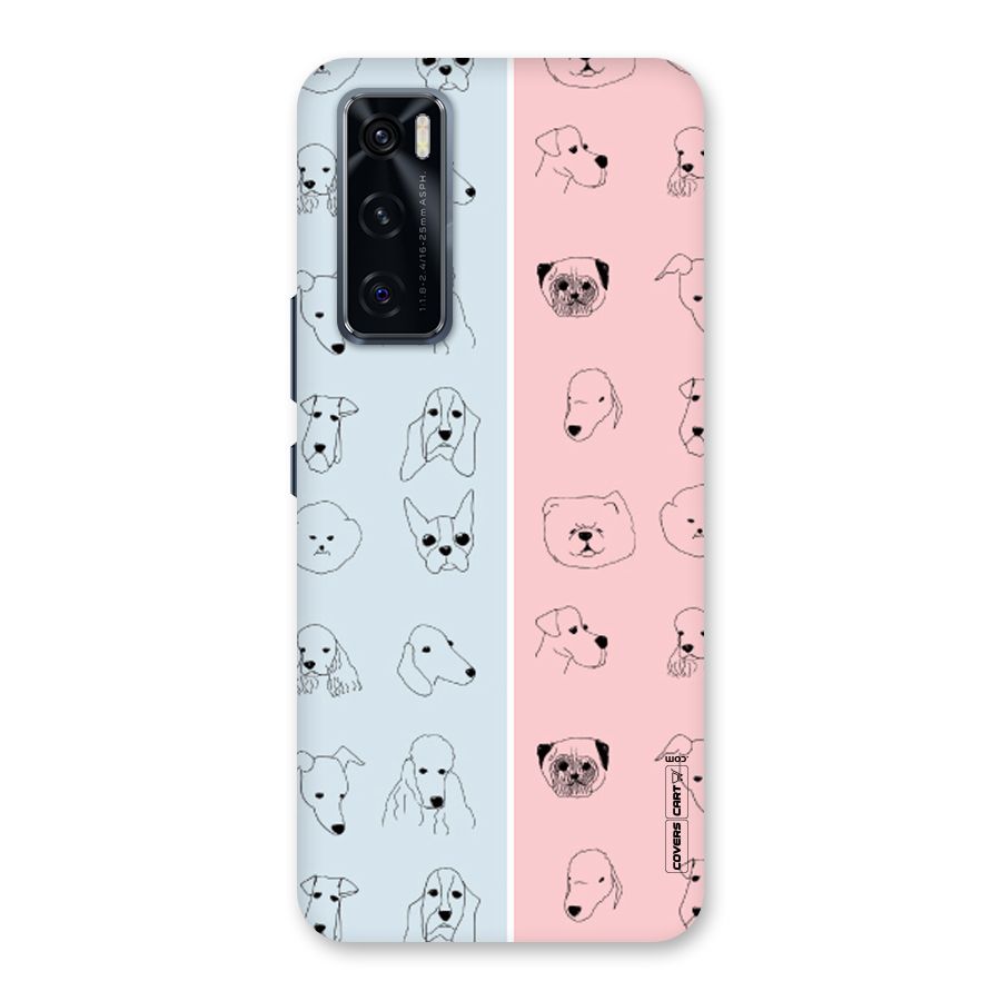 Dog Cat And Cow Back Case for Vivo V20 SE