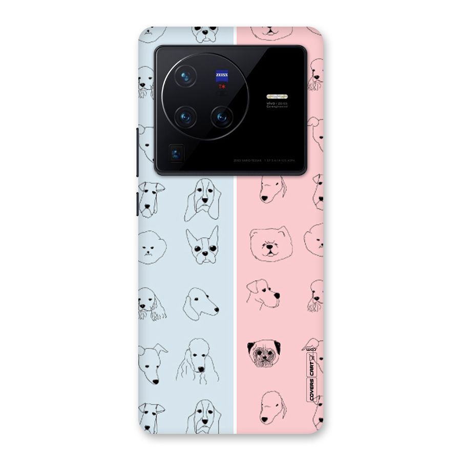 Dog Cat And Cow Back Case for Vivo X80 Pro