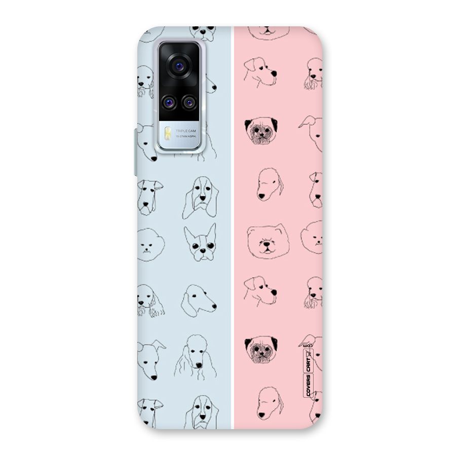 Dog Cat And Cow Back Case for Vivo Y31