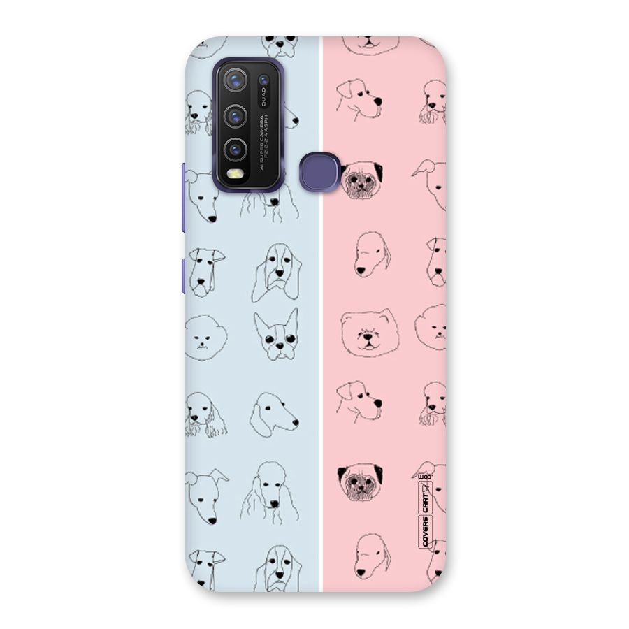 Dog Cat And Cow Back Case for Vivo Y50