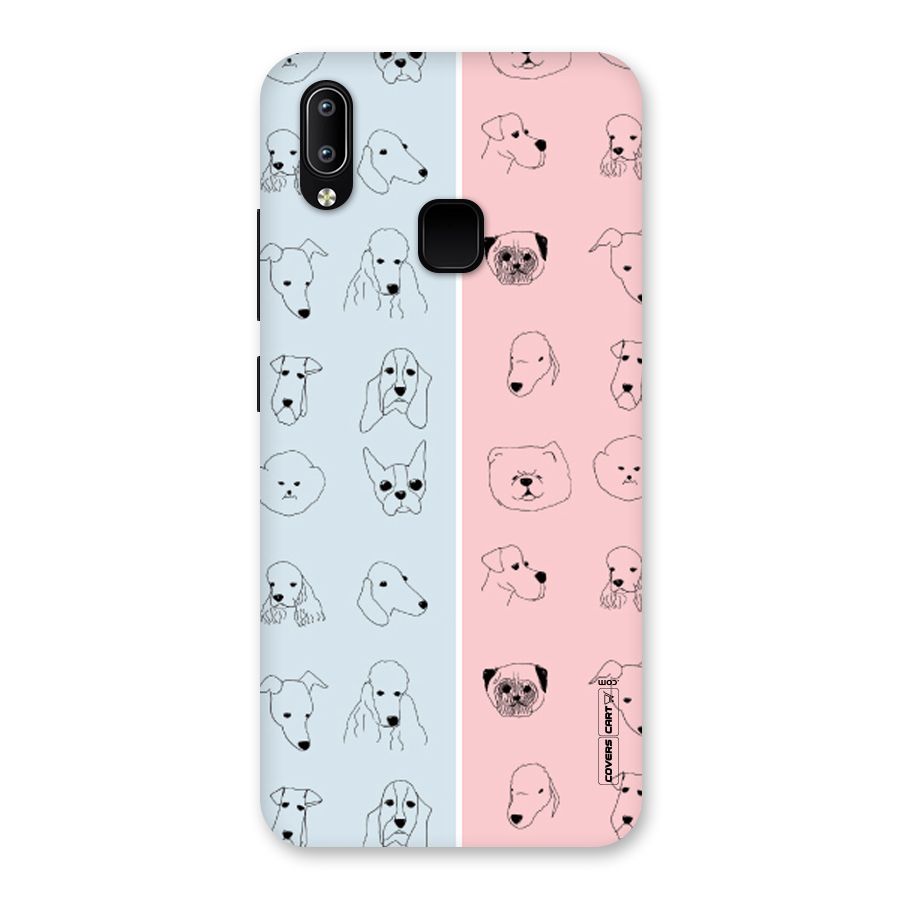 Dog Cat And Cow Back Case for Vivo Y93