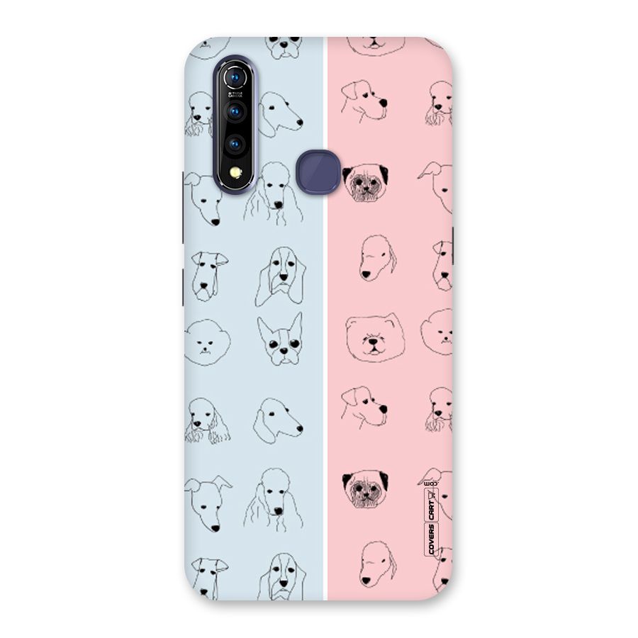 Dog Cat And Cow Back Case for Vivo Z1 Pro