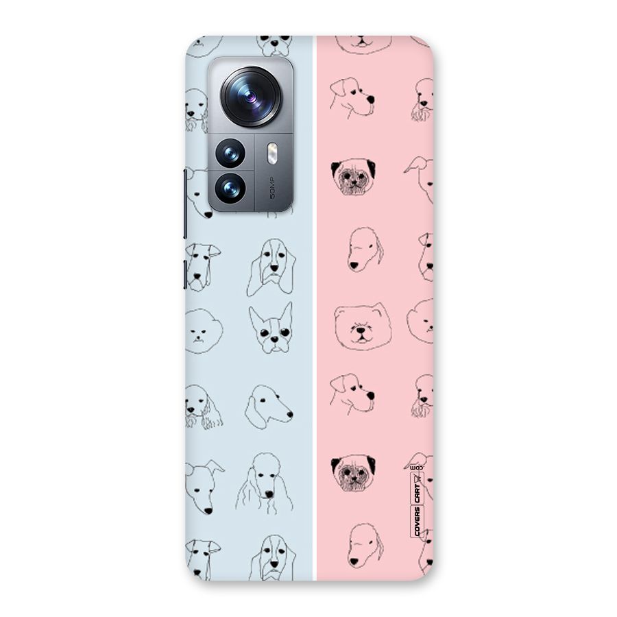 Dog Cat And Cow Back Case for Xiaomi 12 Pro