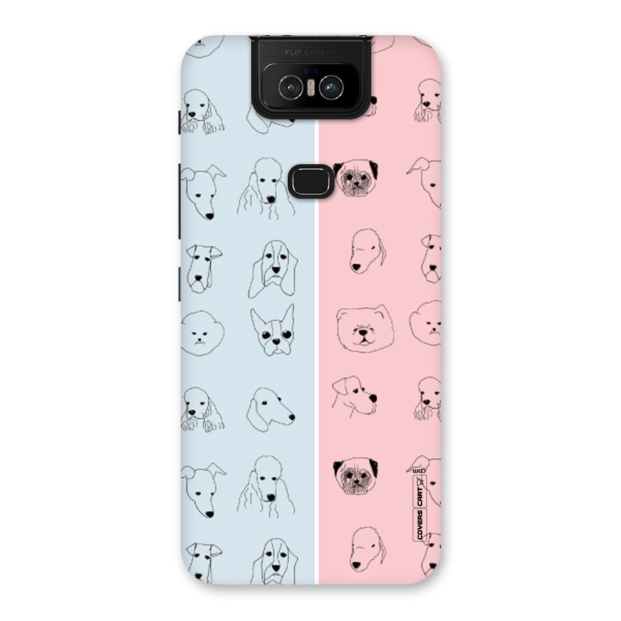 Dog Cat And Cow Back Case for Zenfone 6z