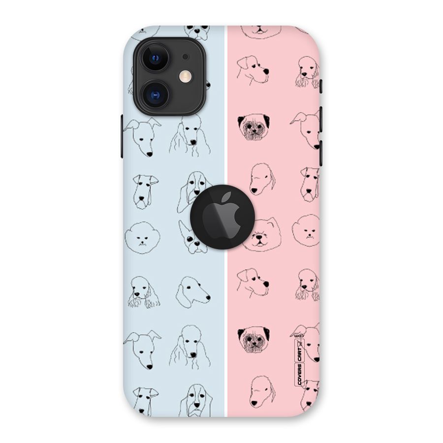 Dog Cat And Cow Back Case for iPhone 11 Logo Cut