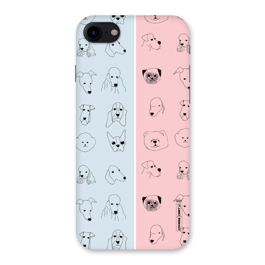 Dog Cat And Cow Back Case for iPhone SE 2020