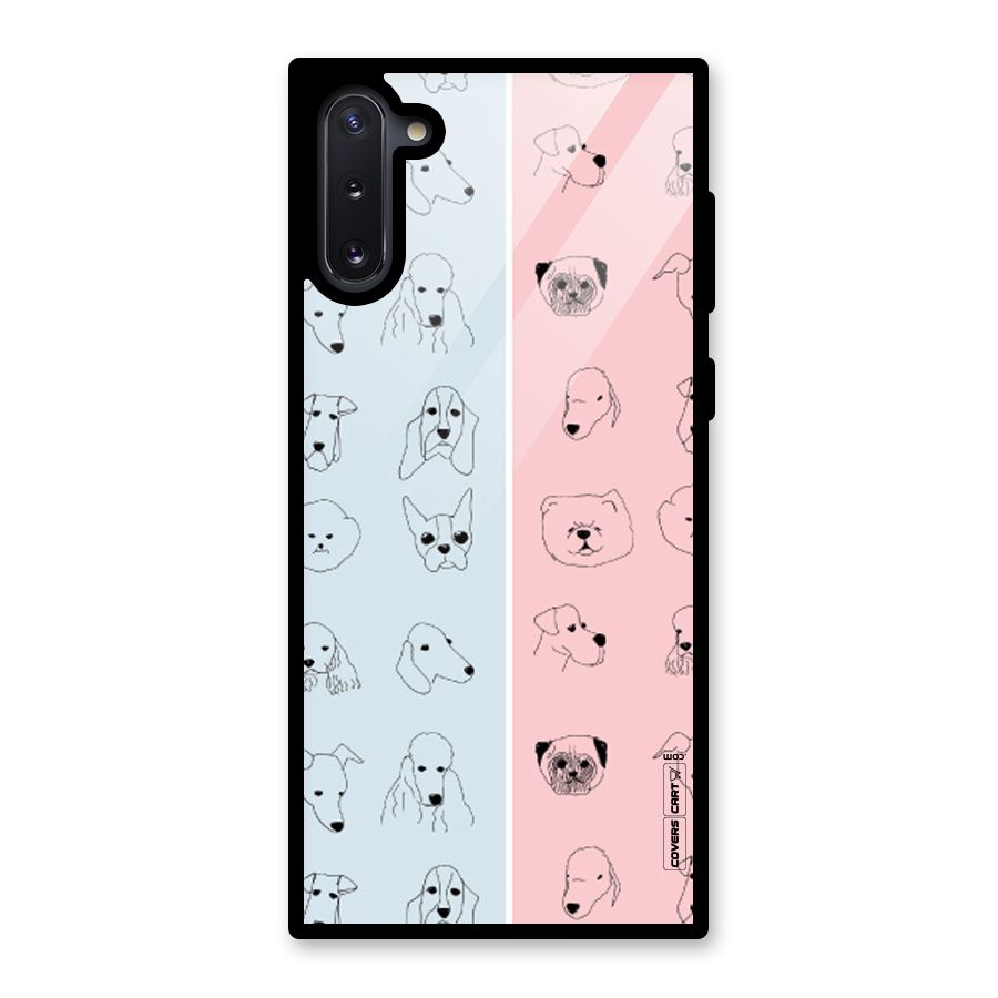 Dog Cat And Cow Glass Back Case for Galaxy Note 10