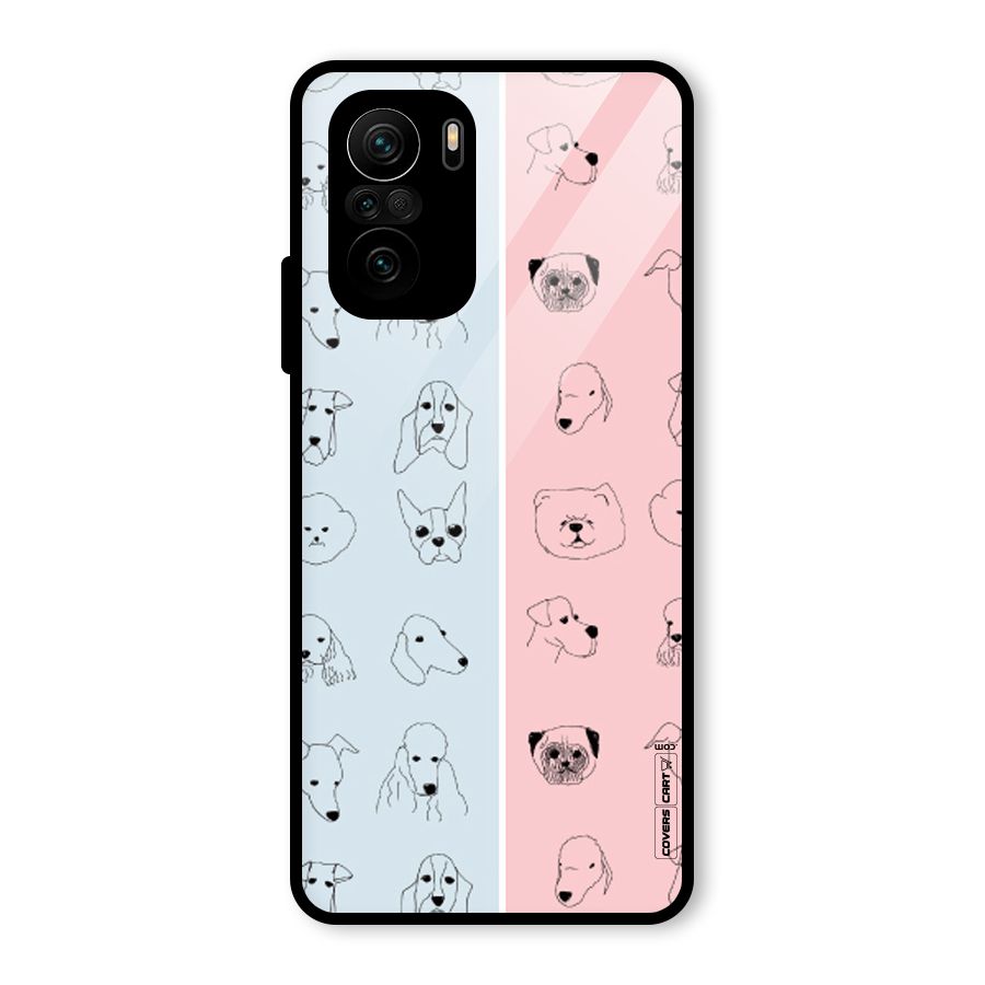 Dog Cat And Cow Glass Back Case for Mi 11x