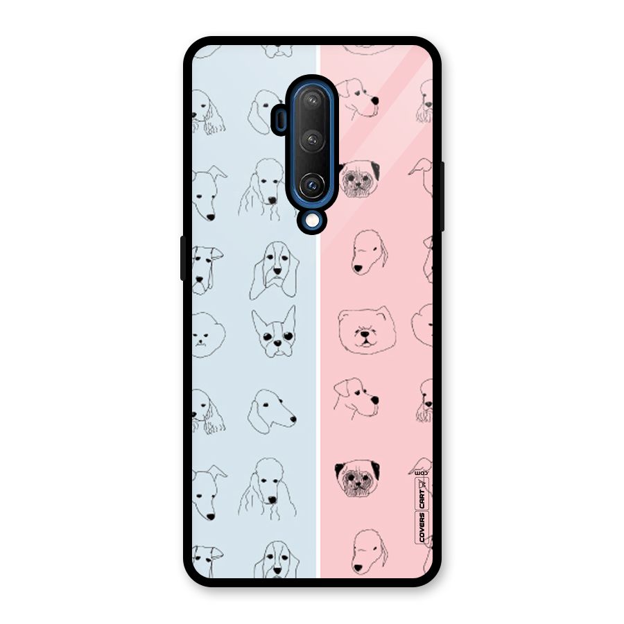 Dog Cat And Cow Glass Back Case for OnePlus 7T Pro
