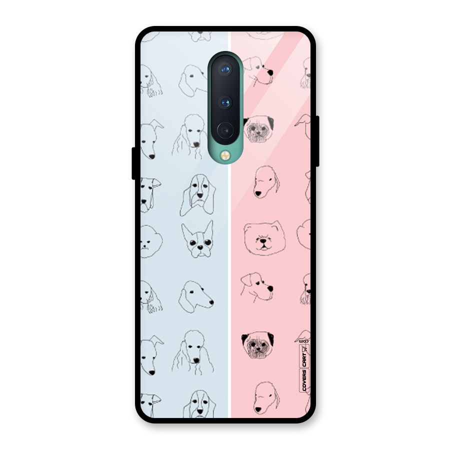 Dog Cat And Cow Glass Back Case for OnePlus 8