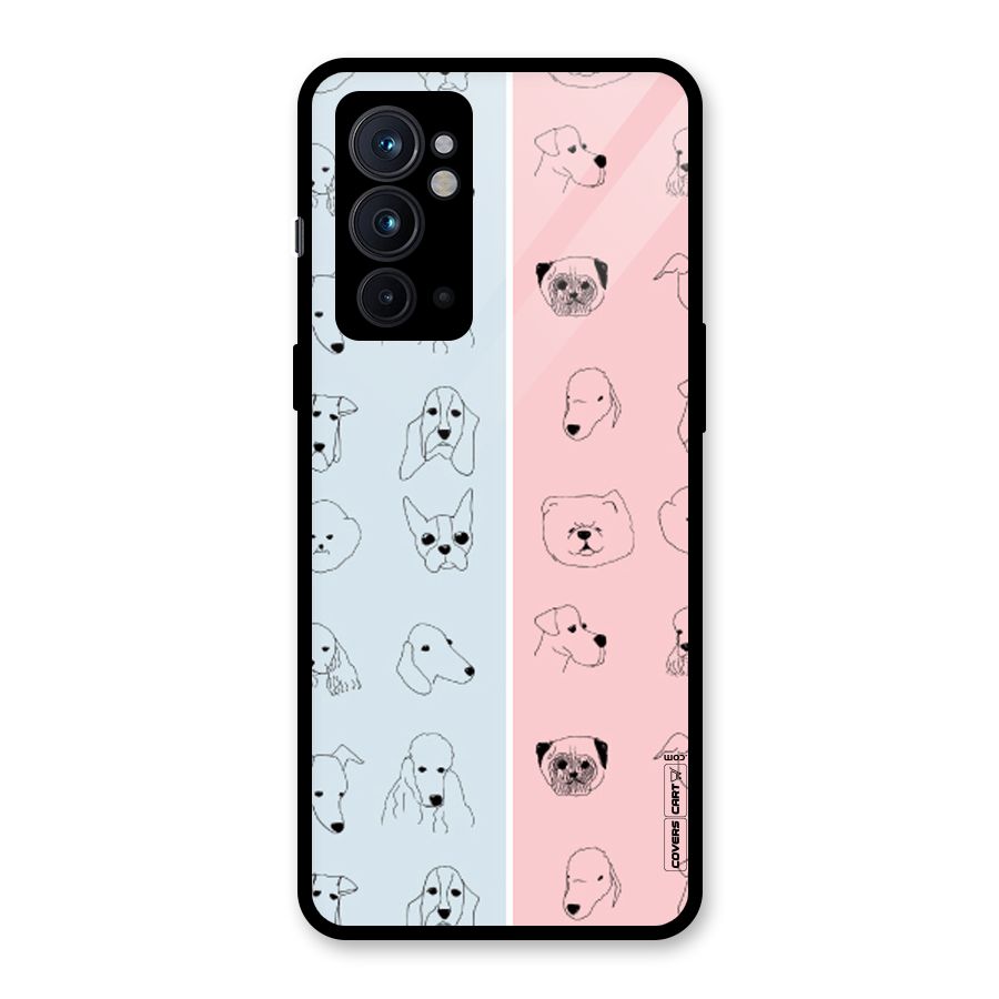 Dog Cat And Cow Glass Back Case for OnePlus 9RT 5G