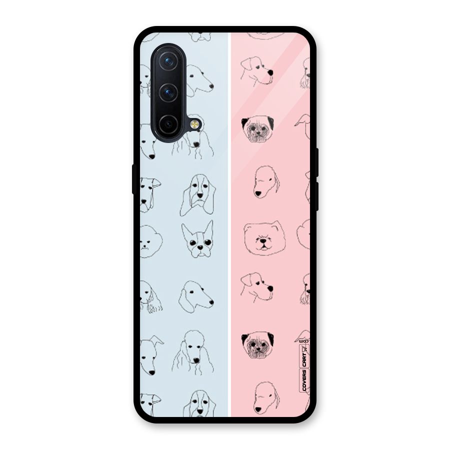 Dog Cat And Cow Glass Back Case for OnePlus Nord CE 5G